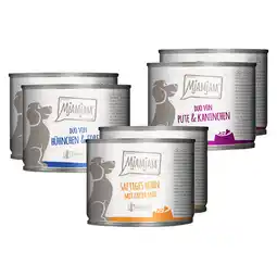 Zooplus 6x200g MjAMjAM Adult Dog Mix I (3 varianten) nat hondenvoer aanbieding
