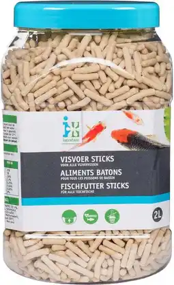Intratuin Intratuin visvoer sticks 2 L aanbieding