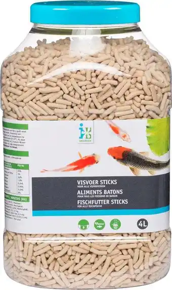 Intratuin Intratuin visvoer sticks 4 L aanbieding