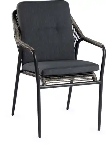 Intratuin Tierra Outdoor eettafelstoel Cortez antraciet aanbieding