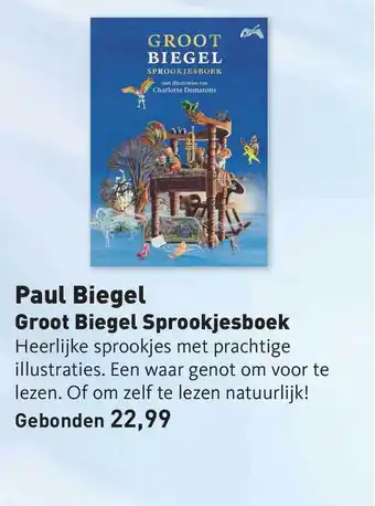 Libris Paul Biegel Groot Biegel Sprookjesboek aanbieding