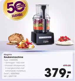 HANOS Magimix Keukenmachine CS5200XL aanbieding