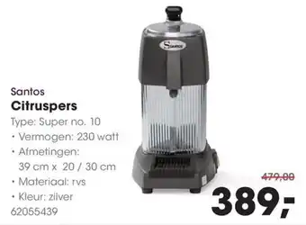 HANOS Santos Citruspers aanbieding