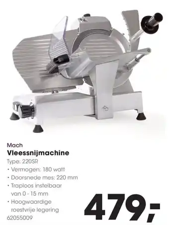 HANOS Mach Vleessnijmachine 220SR aanbieding