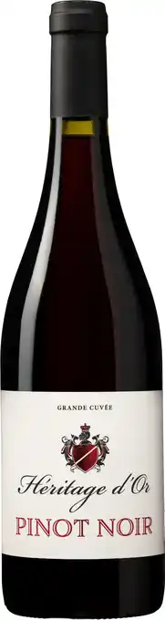 Wijnvoordeel Heritage d'Or Pinot Noir aanbieding