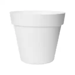 Welkoop Easyday Smile - Bloempot - Wit - 25 cm aanbieding
