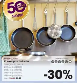 HANOS Select Cuisine Koekenpan Inductie aanbieding