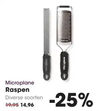 HANOS Microplane Raspen aanbieding