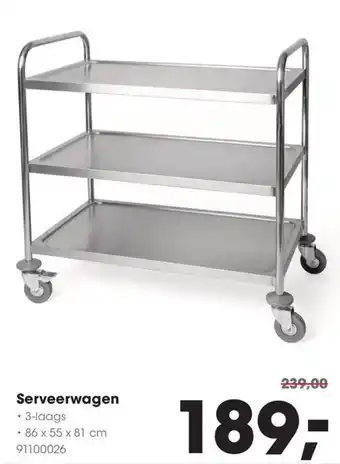 HANOS Serveerwagen aanbieding