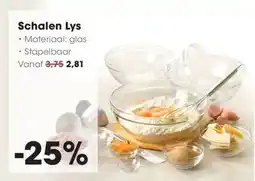 HANOS Schalen Lys aanbieding