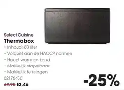 HANOS Select Cuisine Thermobox aanbieding