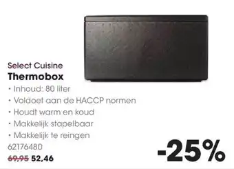 HANOS Select Cuisine Thermobox aanbieding