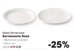 HANOS Select Dinnerware Serviesserie Rosa aanbieding