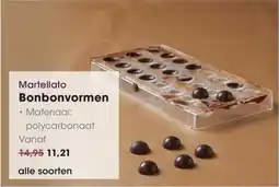 HANOS Martellato Bonbonvormen aanbieding