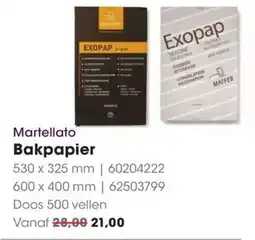 HANOS Martellato Bakpapier aanbieding