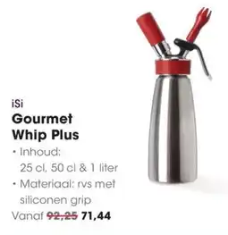 HANOS iSi Gourmet Whip Plus aanbieding