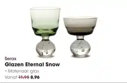 HANOS Serax Glazen Eternal Snow aanbieding