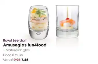 HANOS Royal Leerdam Amuseglas fun4food aanbieding
