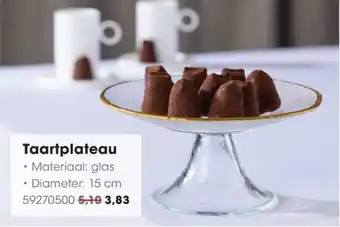 HANOS Taartplateau aanbieding