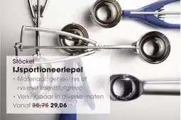 HANOS Stöckel IJsportioneerlepel aanbieding