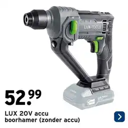 GAMMA LUX 20V accu boorhamer aanbieding