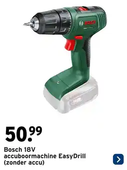 GAMMA Bosch 18V accuboormachine EasyDrill aanbieding