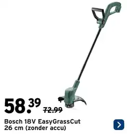 GAMMA Bosch 18V EasyGrassCut aanbieding