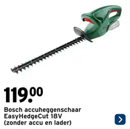GAMMA Bosch accuheggenschaar EasyHedgeCut 18V aanbieding