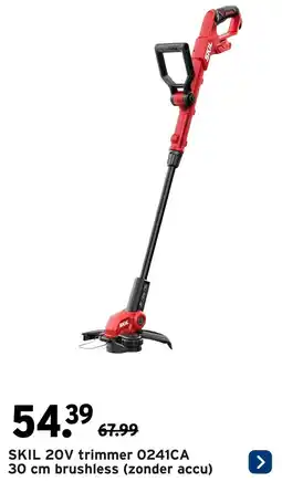 GAMMA SKIL 20V trimmer 0241CA brushless aanbieding