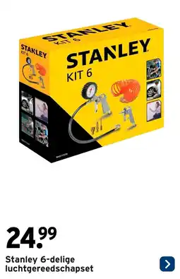 GAMMA Stanley luchtgereedschapset aanbieding
