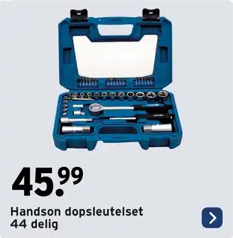 GAMMA Handson dopsleutelset aanbieding