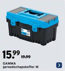 GAMMA Gamma gereedschapskoffer M aanbieding