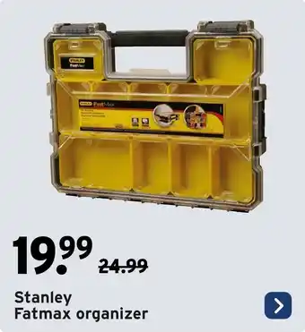 GAMMA Stanley Fatmax organizer aanbieding