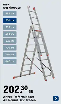 GAMMA Altrex Reformladder All Round aanbieding