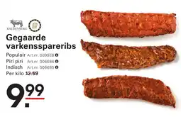 Sligro Gegaarde varkensspareribs aanbieding