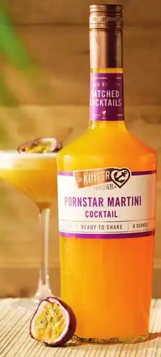 Sligro De Kuyper Batched Pornstar Martini aanbieding