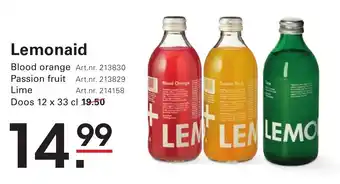 Sligro Lemonaid aanbieding