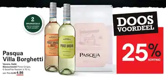 Sligro Pasqua Villa Borghetti aanbieding
