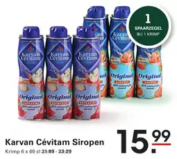 Sligro Karvan Cévitam Siropen aanbieding