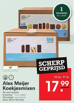 Sligro Alex Meijer Koekjesmixen aanbieding