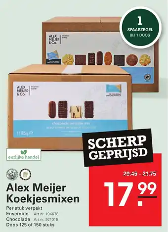 Sligro Alex Meijer Koekjesmixen aanbieding