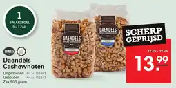 Sligro Daendels Cashewnoten aanbieding