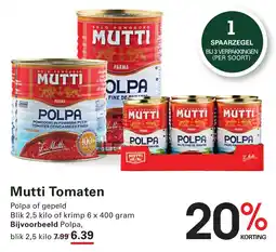 Sligro Mutti Tomaten aanbieding