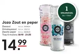 Sligro Jozo Zout en peper aanbieding