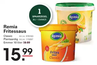 Sligro Remia Fritessaus aanbieding