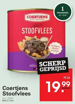 Sligro Coertjens Stoofvlees aanbieding