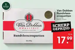 Sligro Van Dobben Rundvleescroquetten aanbieding