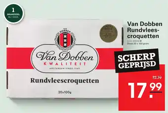 Sligro Van Dobben Rundvleescroquetten aanbieding