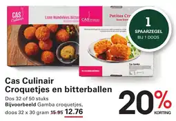 Sligro Cas Culinair Croquetjes en bitterballen aanbieding