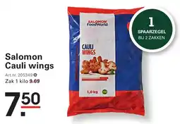 Sligro Salomon Cauli wings aanbieding